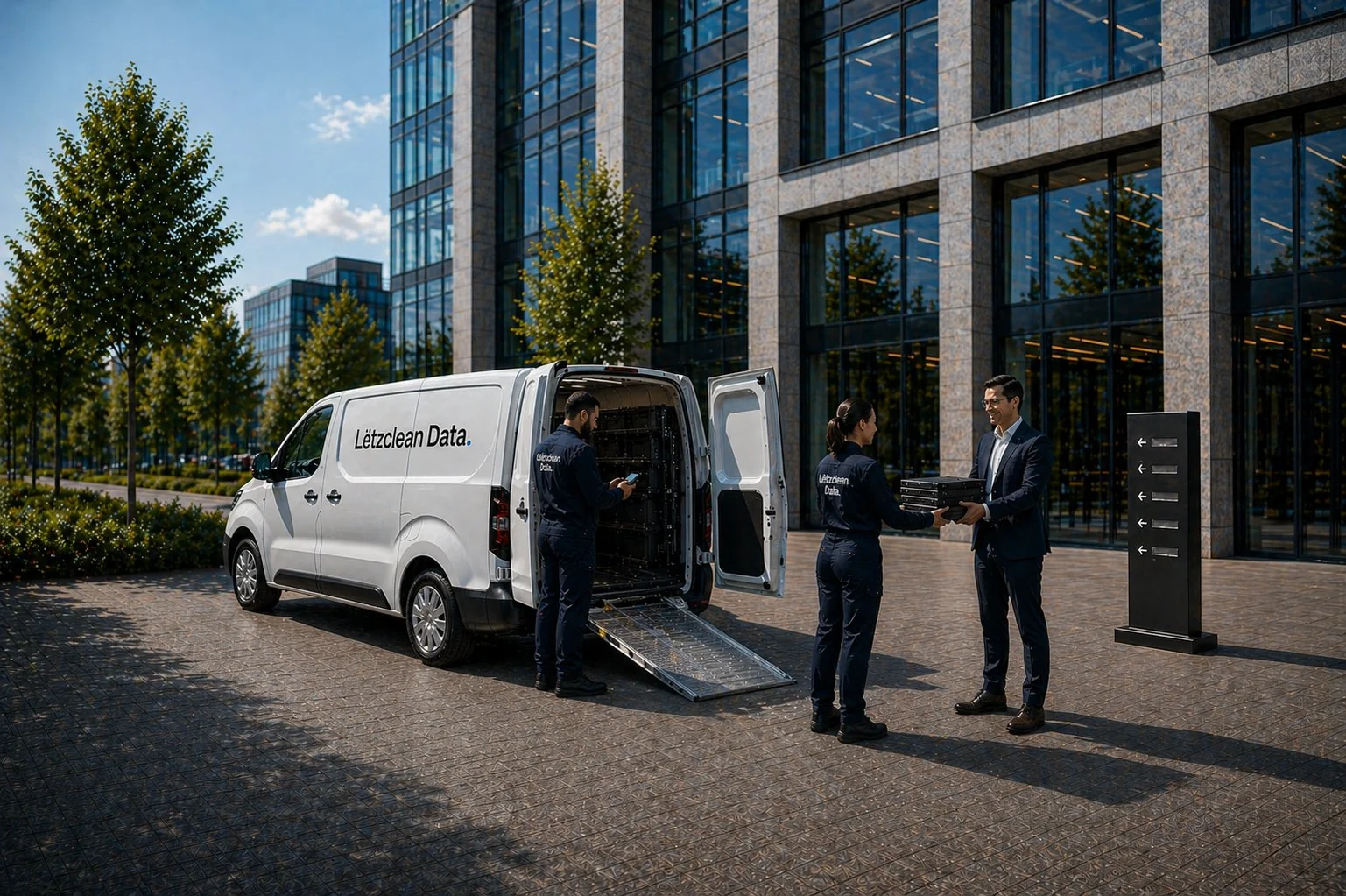 Lëtzclean Data on-site destruction